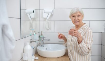 Salle de bain pour personnes âgées